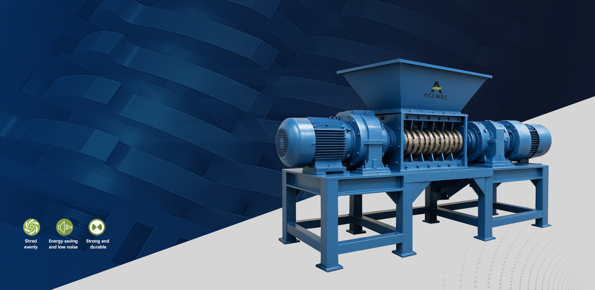 Référence du secteur, les broyeurs ACL sont reconnus pour leurs performances de broyage élevées dans toutes les industries du recyclage.